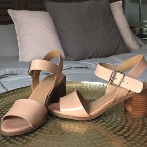 Gorgeous Franco Sarto Nude Heels - Worn for 30 Min